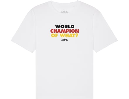 Bucketz World Champion Of What? T-shirt Wit