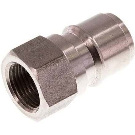 RVS DN 10 Wasapparatuur Insteeknippel G 3/8 inch Buitendraad