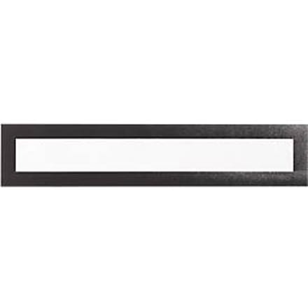 DURAFRAME® Magnetic TOP, magneetlijst voor opschriften, A3 staand/A4 liggend, zwart, 5 stuks