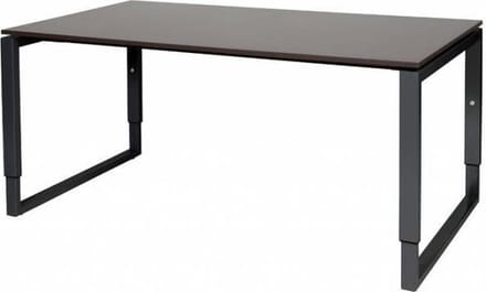 Verstelbaar Bureau - Plus 160x90 logan - zwart frame