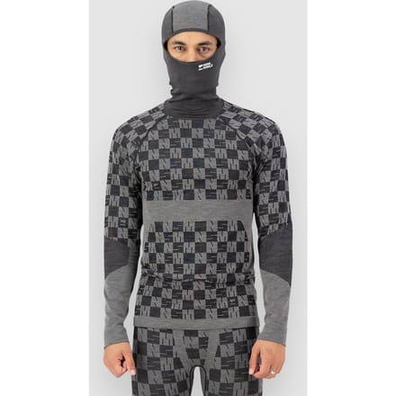 Mons Royale Ascender Merino Hooded Thermo Shirt groen