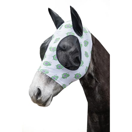 Anti-vliegenmasker voor paarden HKM Avocado