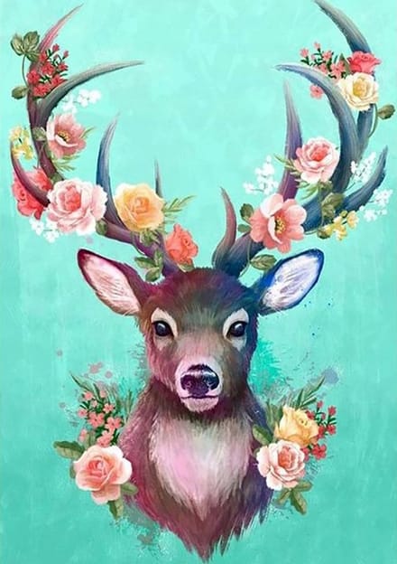 Diamond Painting - Dieren Serie - 30x40 - Hert