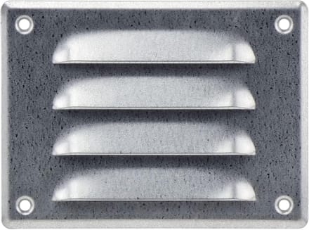 Ventilatierooster Gegalvaniseerd 140 x 105 mm - Metaal met Knaagdierbescherming