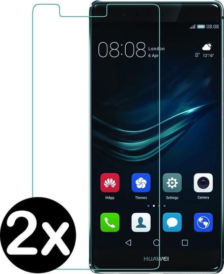 Screenprotector - 2 Stuks - Geschikt voor Huawei P9 - Extra Sterk - Beschermglas - Gehard Glas - Tempered Glass - Screen Protector