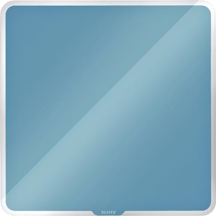Leitz Cosy Magnetisch Glazen whiteboard, 450x450mm Sereen blauw