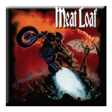 Meat Loaf - Bat Out Of Hell - Koelkast Magneet - 7.5 x 7.5 cm