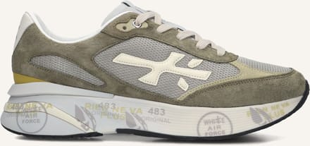 Premiata Moerun Sneakers - Suède - Heren - Groen - Maat 45