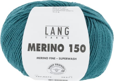 Lang Yarns Merino 150 - 272 zeeblauw - Merinowol Garen