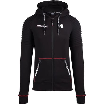 Hooded sweatshirt met rits Gorilla Wear Georgia