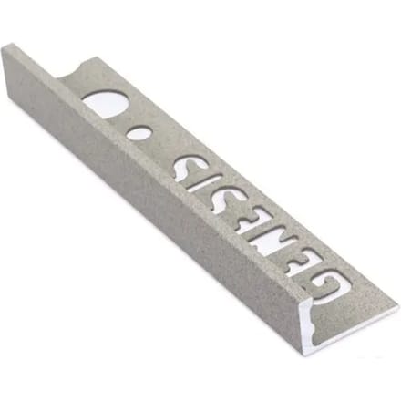 Genesis Hoekprofiel - Aluminium Grijs - 10x10mm 2,7m