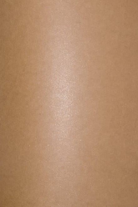 Netuno - bruin metallic papier - A4 - 21 x 29,7 cm - 20 vellen - 300 gram - Aster Metallic Rustic Cooper Dust