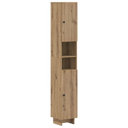 vidaXL - Badkamerkast - met - Open - Plank - EDE - Artisanaal - eiken