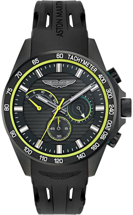 Aston Martin Aml Thrill HLC W MTRH1F503 Horloge - Siliconen - Zwart - Ø 44 mm