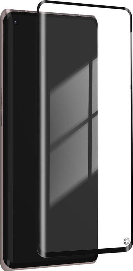 Force Case, Screenprotector geschikt voor Oppo Find X3 Neo - Organic Glass 3D, Transparant
