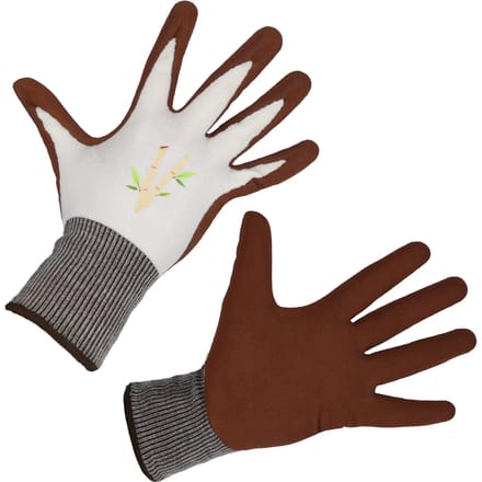 Tuinhandschoenen met latexschuimlaag Kerbl Bamboo
