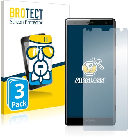 Screenprotector 3 Stuks voor Sony Xperia XZ2 Beschermglas transparant