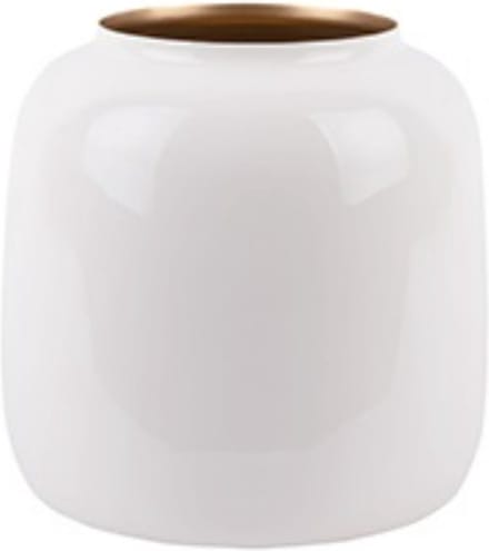 Present Time Vaas Ivy Large - Wit - 11.5x11.5x20.5cm - Modern