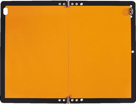 Inklapbaar gevaarlijke stoffen bord, plaatstaal 400 x 300 mm