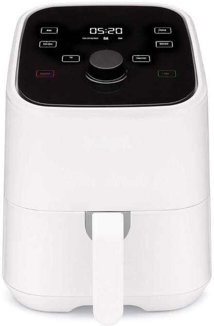 SCH® Mini airfryer - Airfryer - Airfryer klein - Wit - 22cm x 28cm x 27cm