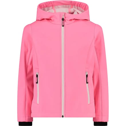 Cmp Fix Hood 3a29385n Softshelljack Roze 14 Years Jongen