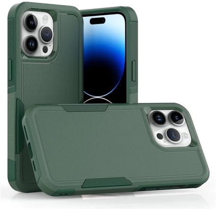 Cityhoesje – iPhone 15 Pro Max – Anti-drop – BackCover – Groen