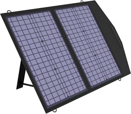 Zonnepaneel, 60W Solar Panel Foldable Solar Charger Dual 5V USB 18V DC Output waterdicht for campingboten for mobiele telefoons