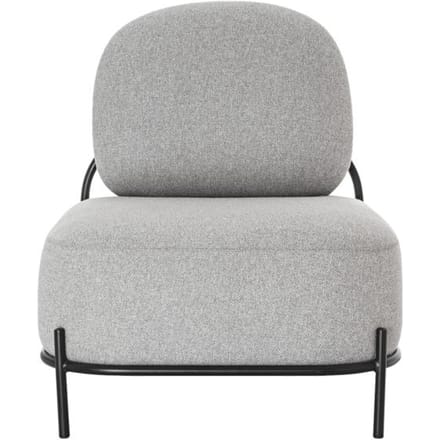Fauteuil ADMIRAAL, retro-look, B 665 x D 710 x H 770 mm, grijs