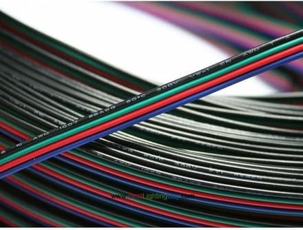 Groenovatie RGB LED 4-Aderig Verlengkabel - 1 Meter