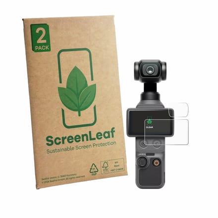2 Stuks Screenprotector voor DJI Osmo Pocket 4 (Display + Lens) - Hoogwaardige Beschermfolie transparant