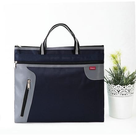 Sac de voyage pour documents commerciaux, fourre-tout multicouche A4, dossier de classement, mallette de réunion, sac à main avec fermeture éclair noir