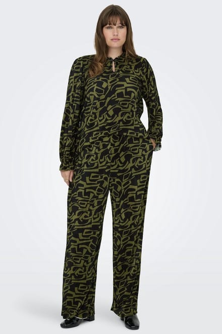 ONLY Carmakoma Geplooide broek CARMIKA Regular fit Geplooide broek