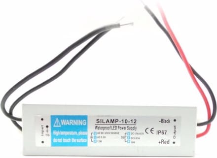 Transformator 220V 12V IP67 10W DC 0,83A - Overig - SILUMEN
