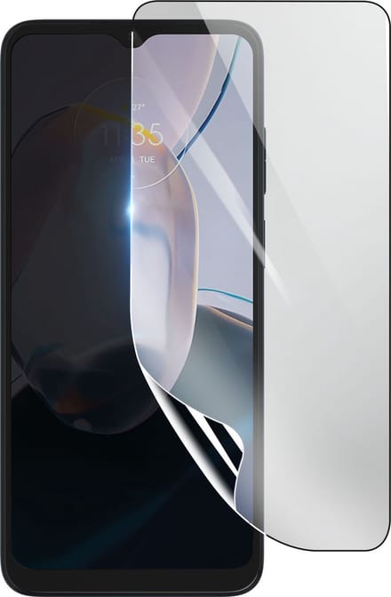 3mk, Geschikt voor Motorola Moto E22, Schokbestendige Hydrogel Screenprotector, Transparant