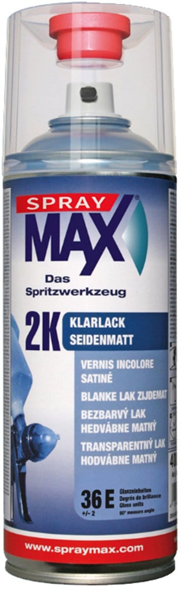 2K Blanke Lak Zijdeglans in Spuitbus SprayMax
