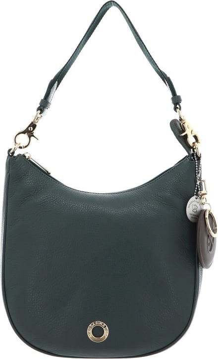 MANDARINA DUCK Leren Schoudertas Mellow Leather Hobo Dark Forest Groen