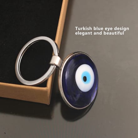 Dailygoods - Glazen Amulet met Hamsa en Blauw Oog