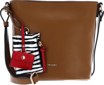 PICARD Schoudertas Safari Crossbody Bag Cognac Bruine
