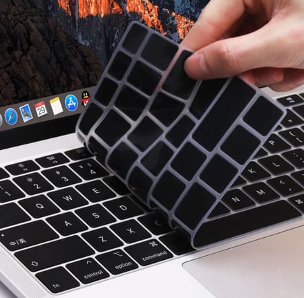 (EU) Keyboard bescherming - Geschikt voor MacBook Air 13 inch (2020) - Zwart