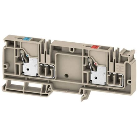 Weidmüller 2428990000 Voedingsklem 12 mm Spanveer Beige 20 stuk(s)