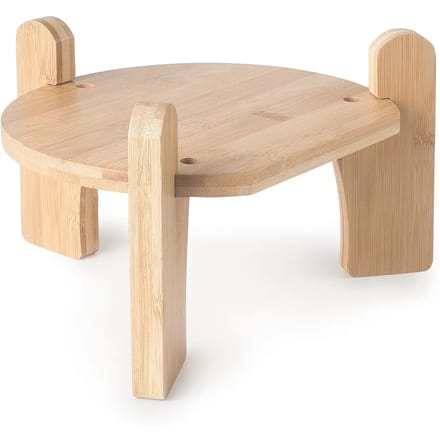 Bamboo support voor de uitgiftekan. Lacor