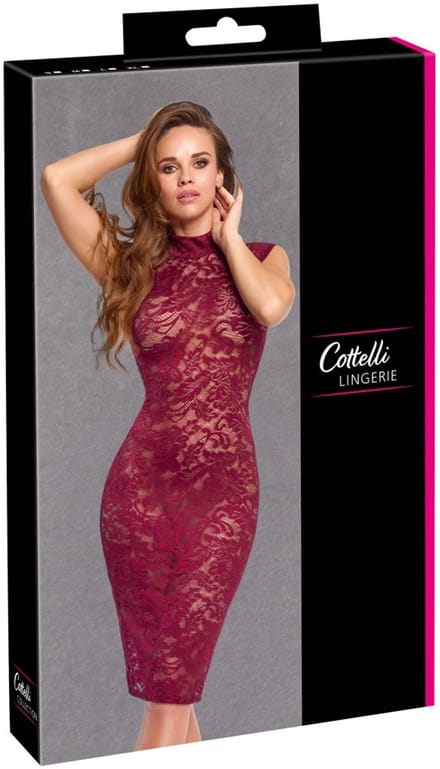 Lace Jurk Rood XL
