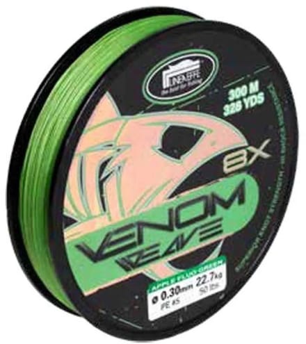 Lineaeffe Venom Weave Gevlochten Vislijn 300 M Groen 0.200 mm