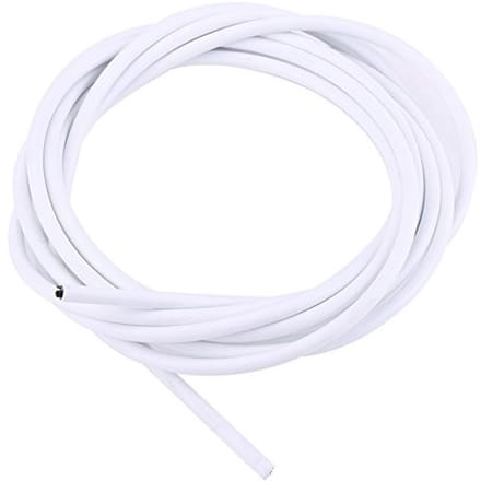 Allecto - Gear kabel 4 mm - Hoogwaardige rubber - Wit - Voor