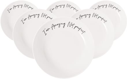 Schalen Amazing not perfect Statement ø 18,7 cm Set van 6