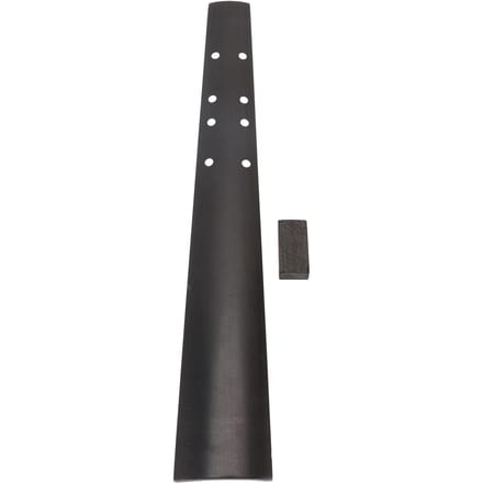 12 Touche de Violon Bois d'Ébène Noir Non Finie Pièce de Rechange pour Violon gray