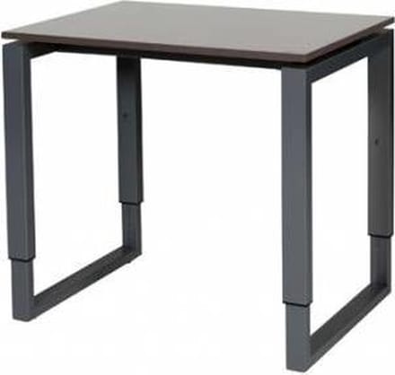 Verstelbaar Bureau - Plus 80x60 logan - zwart frame
