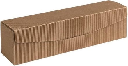 Wijndoos cadeauverpakking karton 38x8,5x9,3cm NATUREL (35 stuks)