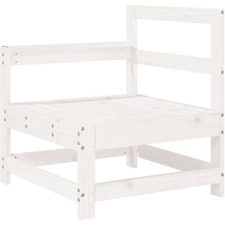 vidaXL - 8-delige - Loungeset - massief - grenenhout - wit
