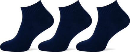 Teckel Enkelsokken Donkerblauw 43-46 3 paar